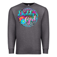 Charcoal Heather daddy's girl Premium Sweatshirt - Zillion Design Studio