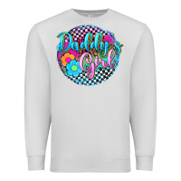 Dove Grey daddy's girl Premium Sweatshirt - Zillion Design Studio