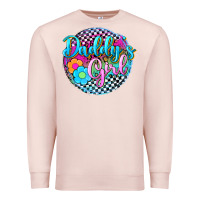 Pale Pink daddy's girl Premium Sweatshirt - Zillion Design Studio