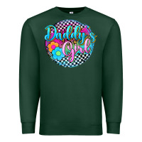 Sports Green daddy's girl Premium Sweatshirt - Zillion Design Studio
