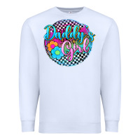 White daddy's girl Premium Sweatshirt - Zillion Design Studio