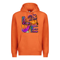 Carrot halloween love Premium Hoodie - AdoDesignShop