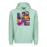 Seafoam halloween love Premium Hoodie - AdoDesignShop