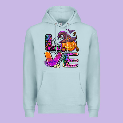 Halloween Love Premium Hoodie Designed By Adodesignshop
