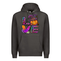 Smoke halloween love Premium Hoodie - AdoDesignShop