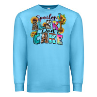 Ocean Blue spoiler alert i don't care Premium Sweatshirt - Zillion Design Studio