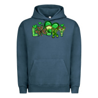 Pigment Midnight Navy lucky st patrick s day Urban Hoodie - Artiststas