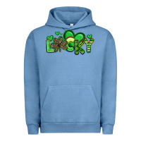 Pigment Pebble Blue lucky st patrick s day Urban Hoodie - Artiststas