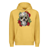 Antique Gold skull cactus Premium Hoodie - JahusDesignShop