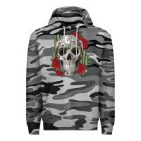 Slate Camo skull cactus Premium Hoodie - JahusDesignShop