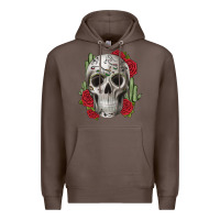 Coffee skull cactus Premium Hoodie - JahusDesignShop