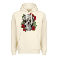 Sandshell skull cactus Premium Hoodie - JahusDesignShop