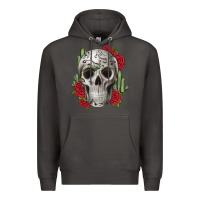 Smoke skull cactus Premium Hoodie - JahusDesignShop