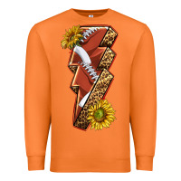 Carrot sport football  lightning bolt Premium Sweatshirt - texasbilliewilder