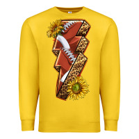 Lemon sport football  lightning bolt Premium Sweatshirt - texasbilliewilder