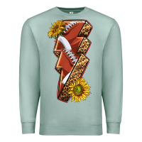 Seafoam sport football  lightning bolt Premium Sweatshirt - texasbilliewilder