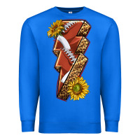 True Royal sport football  lightning bolt Premium Sweatshirt - texasbilliewilder