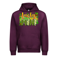 Mauve Wine lucky mini Urban Hoodie - Artiststas