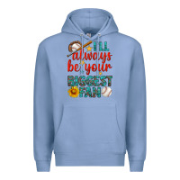 Colony Blue i'll always be your biggest fan baseball Premium Hoodie - BundleAndBundleShop