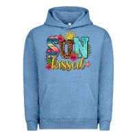 Pigment Pebble Blue sun kissed Urban Hoodie - AdoDesignShop