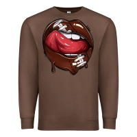 Chestnut sports lips american football Premium Sweatshirt - texasbilliewilder