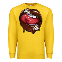 Lemon sports lips american football Premium Sweatshirt - texasbilliewilder