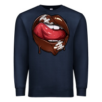 Navy sports lips american football Premium Sweatshirt - texasbilliewilder