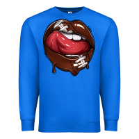 True Royal sports lips american football Premium Sweatshirt - texasbilliewilder