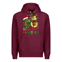 Burgundy feliz navocado avocado Premium Hoodie - JahusDesignShop