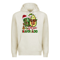 Oatmeal Heather feliz navocado avocado Premium Hoodie - JahusDesignShop
