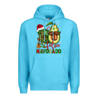 Ocean Blue feliz navocado avocado Premium Hoodie - JahusDesignShop