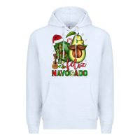White feliz navocado avocado Premium Hoodie - JahusDesignShop