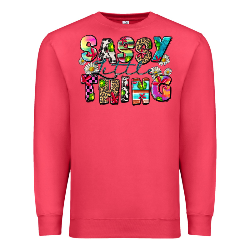 Sassy Little Thing Premium Sweatshirt by Zillion Design Studio | Teevron