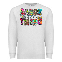 Oatmeal Heather sassy little thing Premium Sweatshirt - Zillion Design Studio