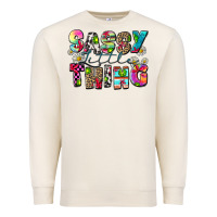 Sandshell sassy little thing Premium Sweatshirt - Zillion Design Studio
