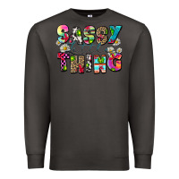 Smoke sassy little thing Premium Sweatshirt - Zillion Design Studio
