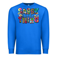 True Royal sassy little thing Premium Sweatshirt - Zillion Design Studio