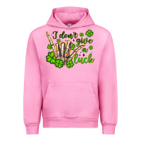 Fuchsia Pink i don t give a luck Urban Hoodie - Artiststas