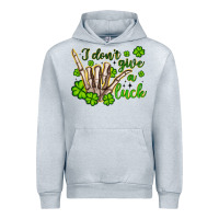 Heather Grey i don t give a luck Urban Hoodie - Artiststas