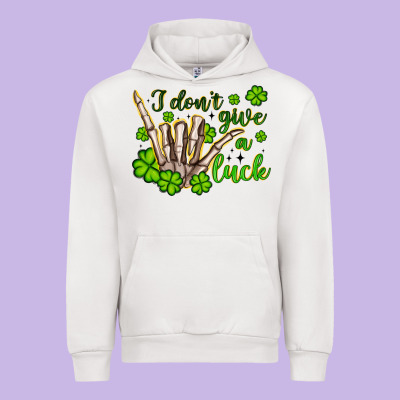 I Don T Give A Luck Urban Hoodie Designed By Artiststas