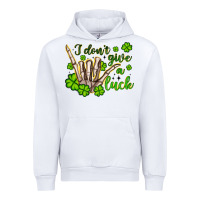 White i don t give a luck Urban Hoodie - Artiststas