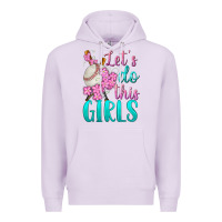 Lilac let's do this girls baseball Premium Hoodie - BundleAndBundleShop