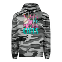 Slate Camo let's do this girls baseball Premium Hoodie - BundleAndBundleShop