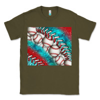 Army Green baseball and gemstone tumbler Classic Tee - BundleAndBundleShop