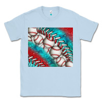 Dusty Blue baseball and gemstone tumbler Classic Tee - BundleAndBundleShop