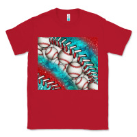 Red baseball and gemstone tumbler Classic Tee - BundleAndBundleShop