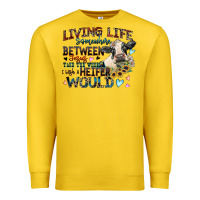 Lemon living life somewhere between jesus take the wheel Premium Sweatshirt - Zillion Design Studio