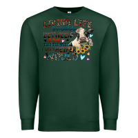 Sports Green living life somewhere between jesus take the wheel Premium Sweatshirt - Zillion Design Studio