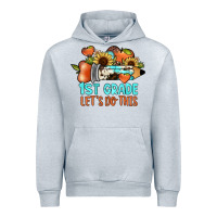 Heather Grey 1 st grade let's do this Urban Hoodie - JahusDesignShop