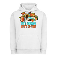 Pigment Lunar Rock 1 st grade let's do this Urban Hoodie - JahusDesignShop